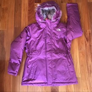 Girls North Face Winter Jacket sz XL